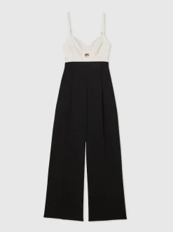 Atelier Black Darcey Atelier Colourblock Wide-Leg Jumpsuit
