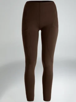 Aztec Diamond Brown Full Seat Core Leggings