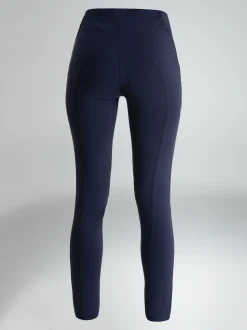 Aztec Diamond Navy Knee Grip Core Leggings