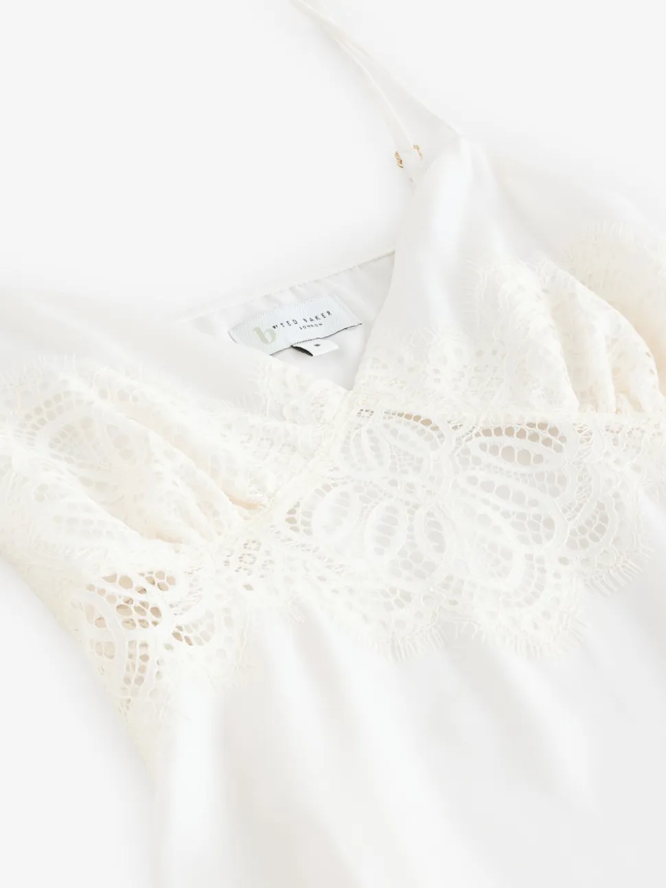 B by Ted Baker Ecru Satin Lace Bridal Slip
