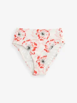 B by Ted Baker Floral High Waist White Briefs