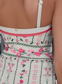 B by Ted Baker Tummy Control Bandeau Swimsuit