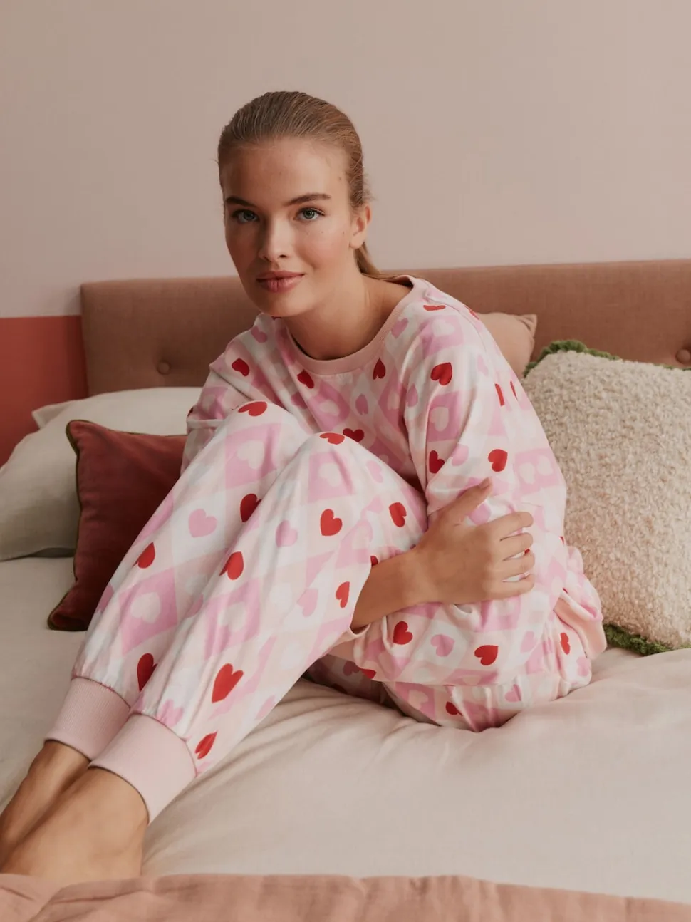 Bath & Body Works Pink Hearts Twosie Pyjamas