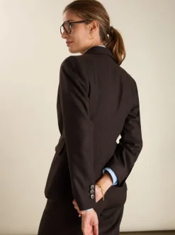 Baukjen Cissy Wool Blend Brown Blazer