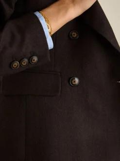 Baukjen Cissy Wool Blend Brown Blazer