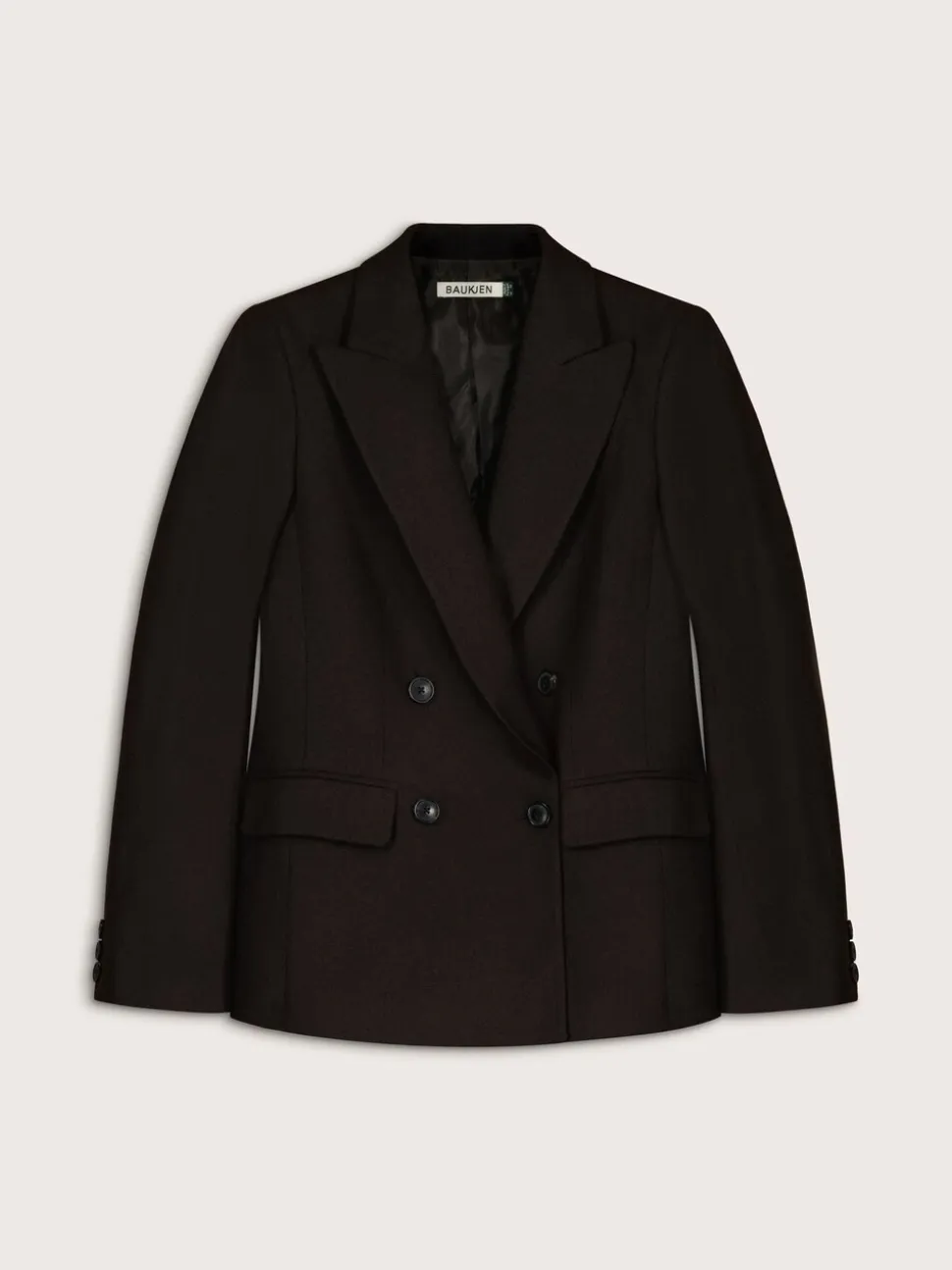 Baukjen Cissy Wool Blend Brown Blazer