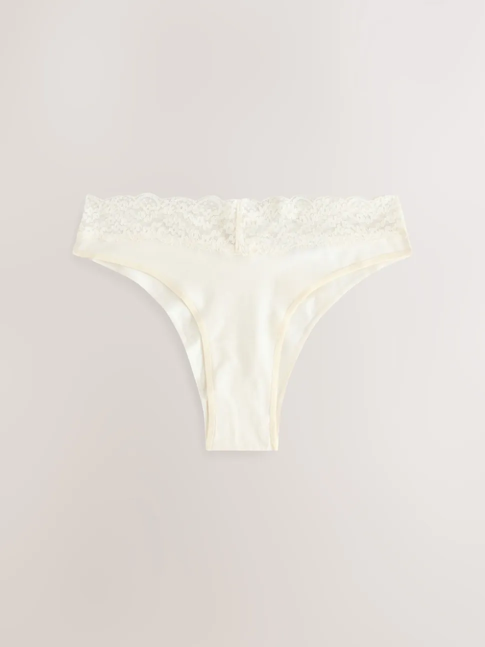 Berry Bow Print Extra High Leg Cotton Lace Knickers 4 Pack