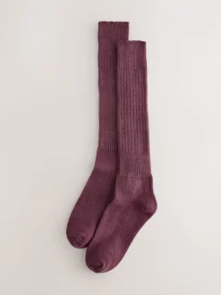 Berry Longline Slouchy Socks 1 Pack