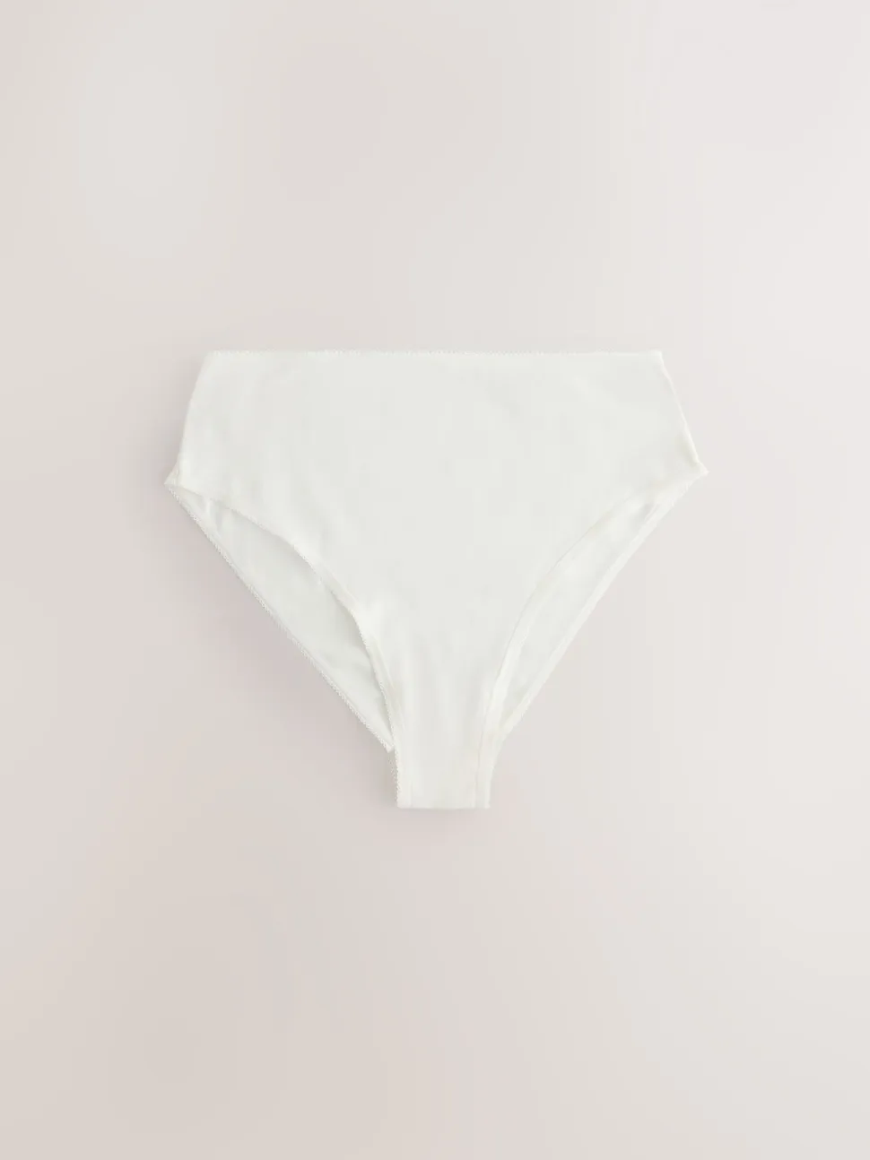 Berry Pink High Waist High Leg Cotton Rich Knickers 5 Pack