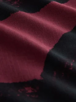 Berry Red N Swirl Square Lightweight Scarf