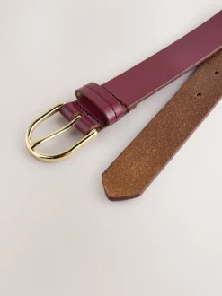 Berry Regular Leather Belt