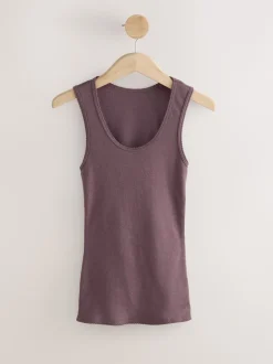 Berry Thermal Maximum Warmth Cosy Ribbed Vest