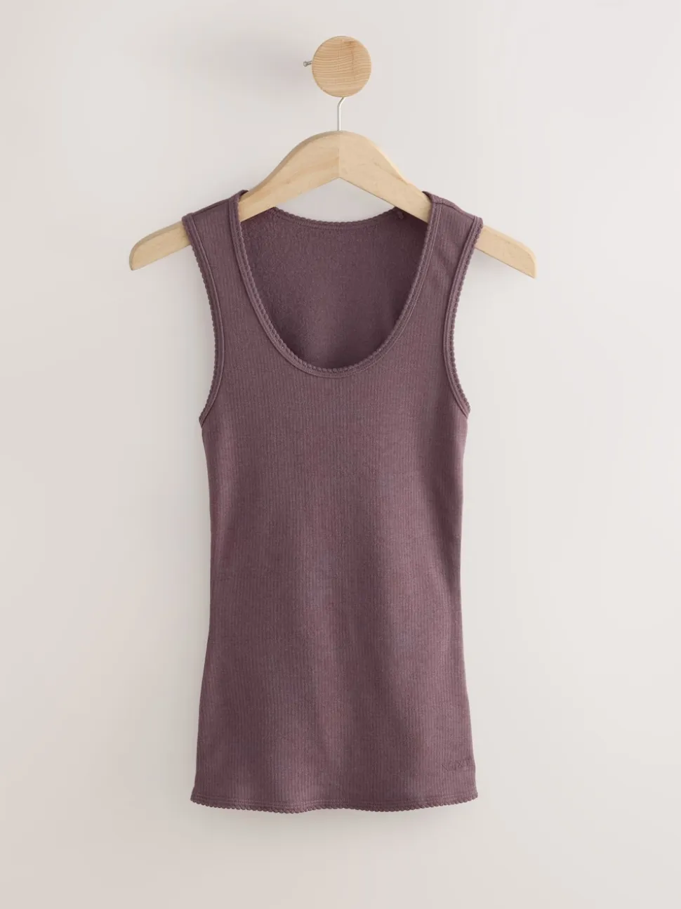 Berry Thermal Maximum Warmth Cosy Ribbed Vest
