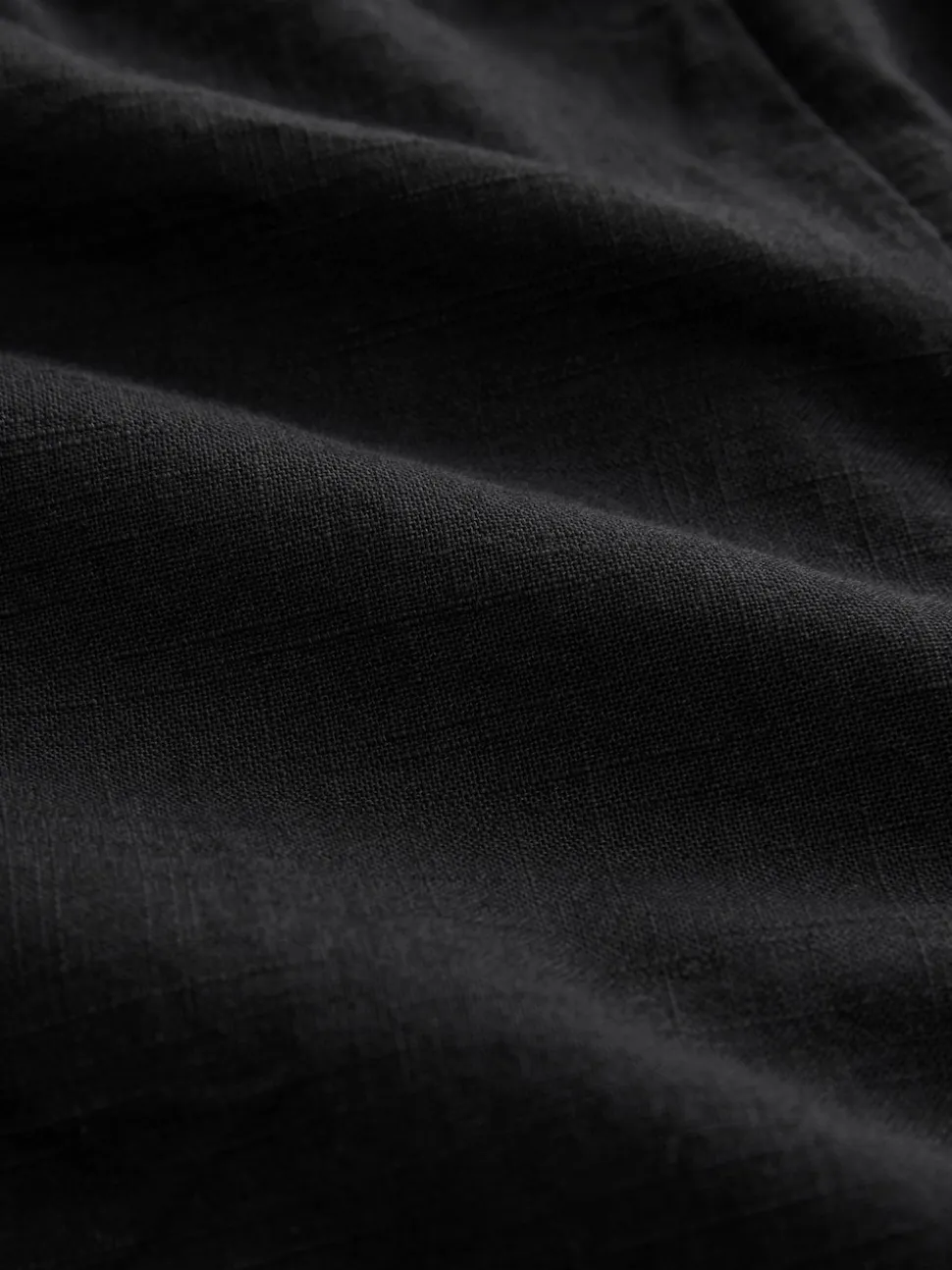 Black 100% Cotton Bermuda Shorts