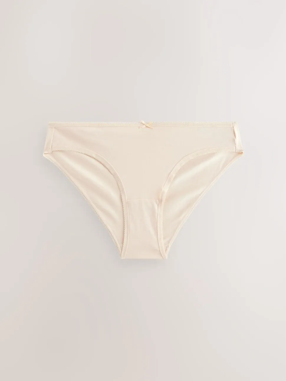 Black / Pastel Rose Nude / White Bikini Cotton Rich Knickers 7 Pack