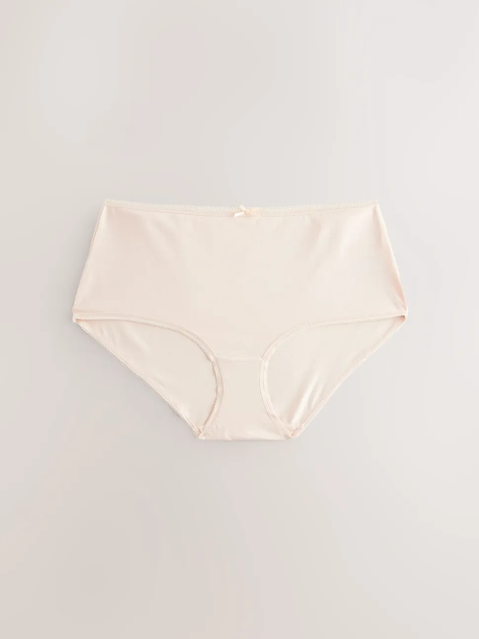 Black / Pastel Rose Nude / White Midi Cotton Rich Knickers 7 Pack