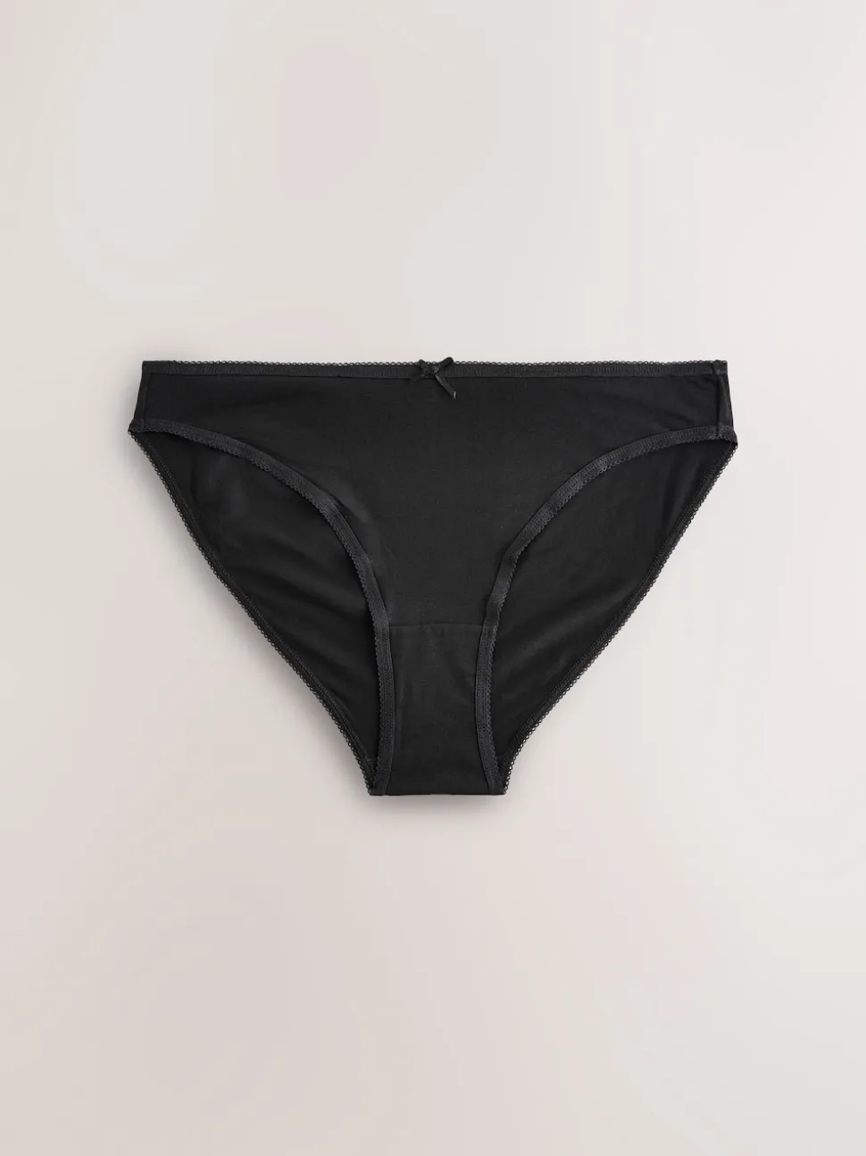 Black / Pastel Rose Nude / White High Leg Cotton Rich Knickers 7 Pack