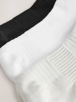 Black & White Blister Resist Trainer Socks 3 Pack