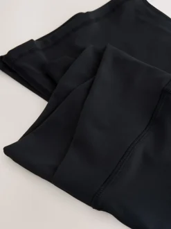 Black Active Balance Wrap Front Flared Leggings