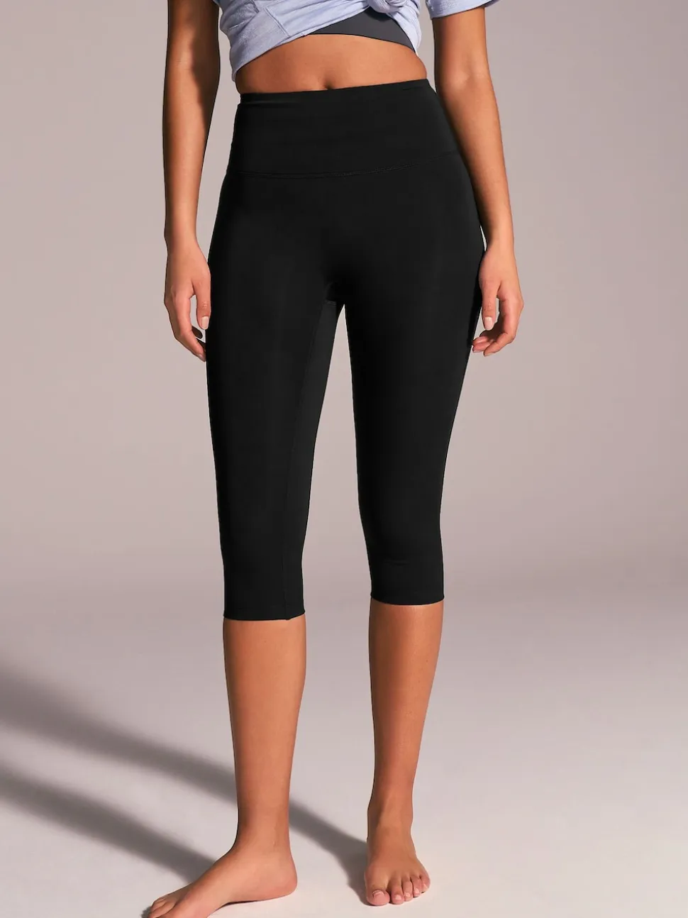 Black Active Power Capri Leggings