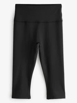 Black Active Power Capri Leggings