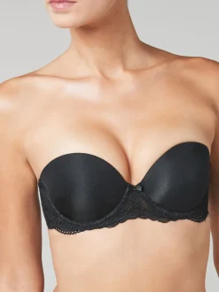 Black A-DD Triple Boost Push-Up Strapless Bra