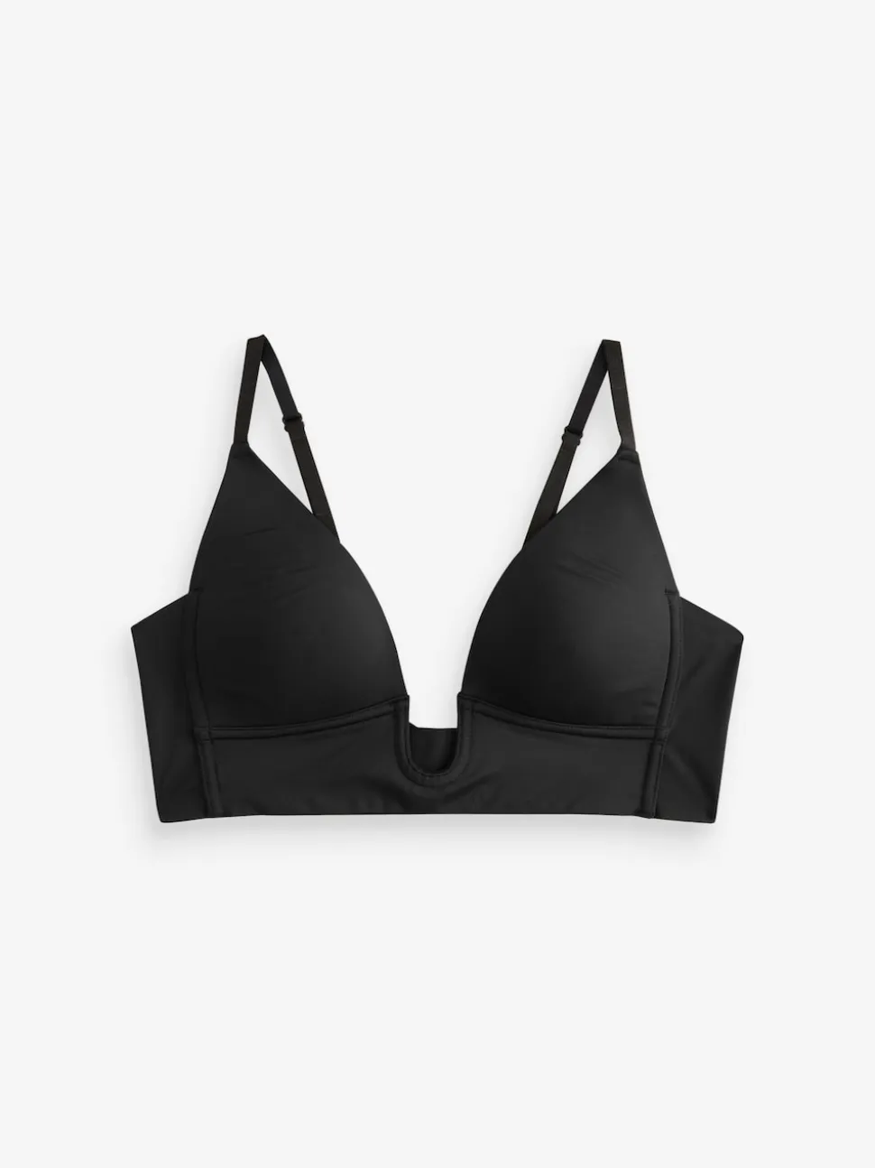 Black A-E Deep Plunge Multiway Bra