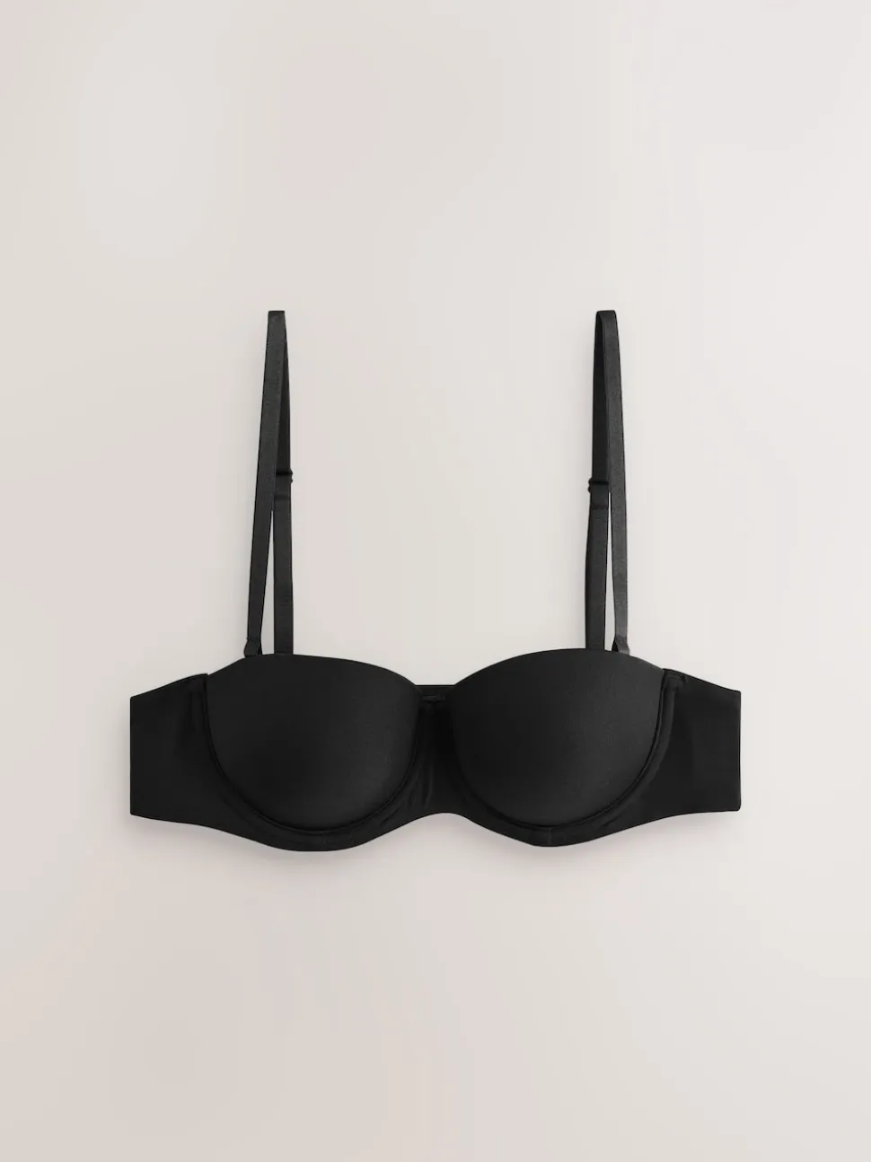 Black A-E Push Up Strapless Multiway Bra