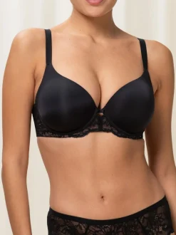 Black Amourette Charm Wired Half Cup Padded Bra