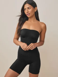 Black Bandeau Thigh Smoothing Shapewear
