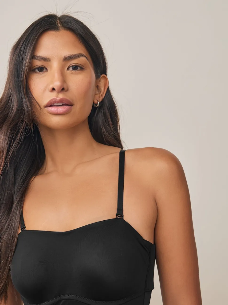 Black Bandeau Thigh Smoothing Shapewear