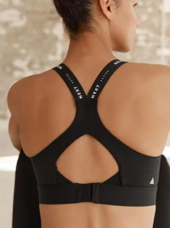 Black B-G Active High Impact Dry Tech Sports Bra