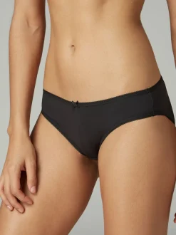 Black Bikini Microfibre Knickers 7 Pack