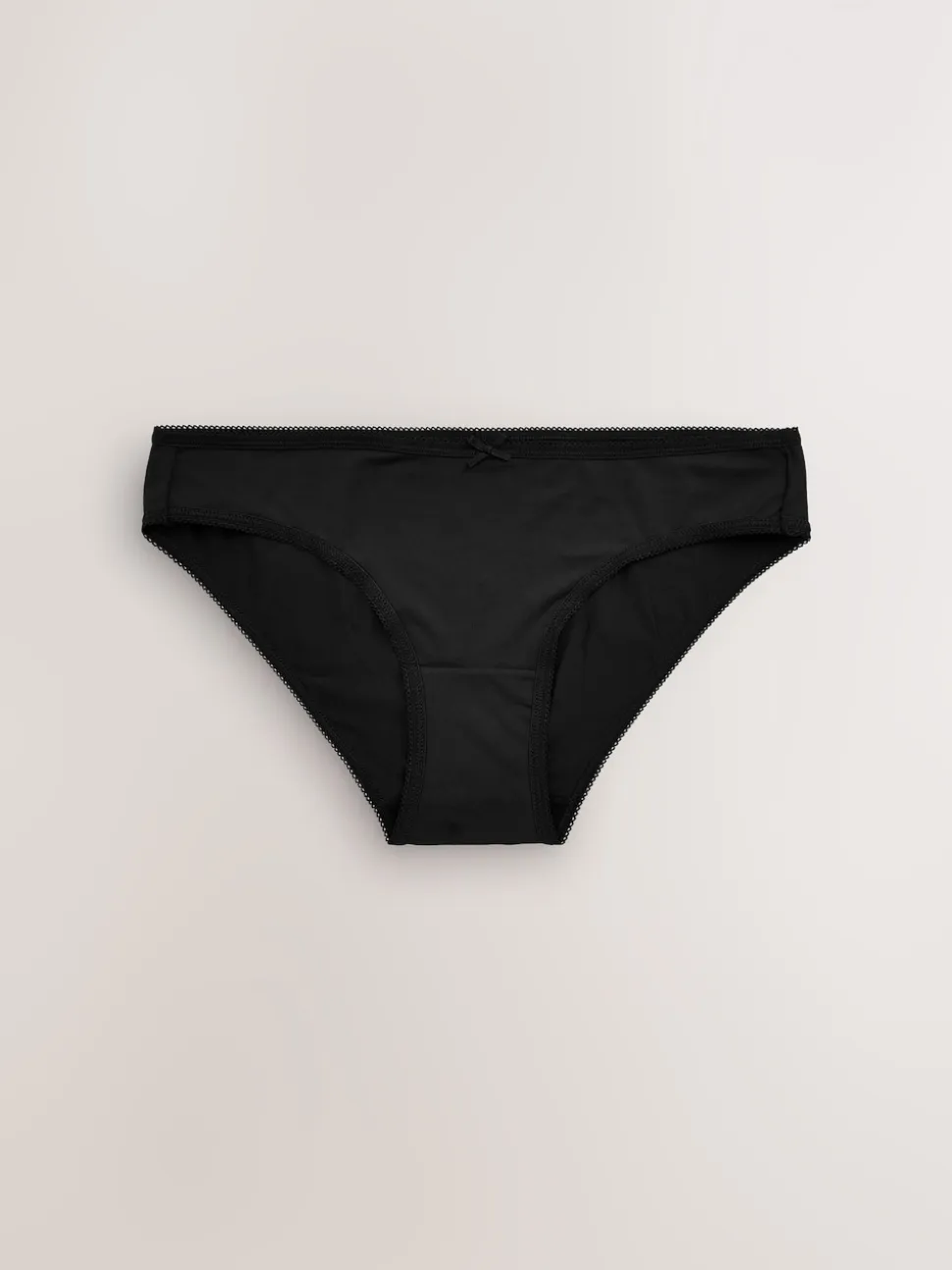 Black Bikini Microfibre Knickers 7 Pack