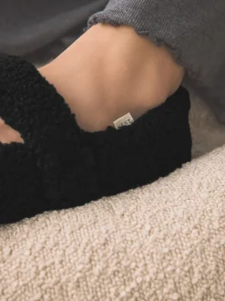 Black Borg Ballet Slippers