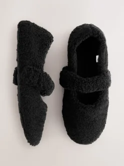 Black Borg Ballet Slippers