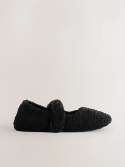 Black Borg Ballet Slippers