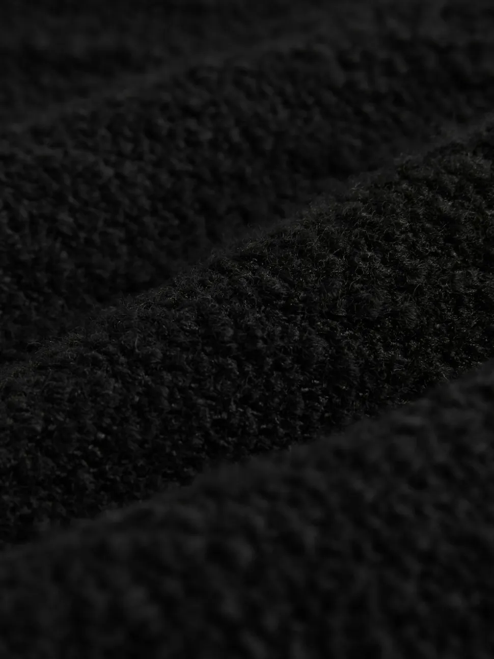Black Boucle Shacket