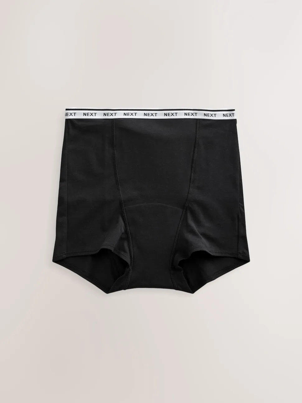 Black Boyshort Heavy Flow Period Knickers 2 Pack