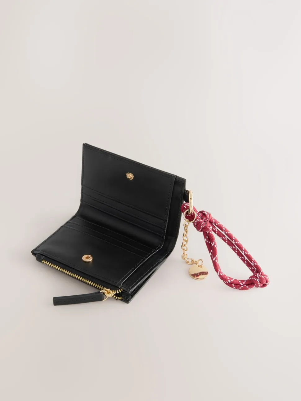 Black Charm Card Holder
