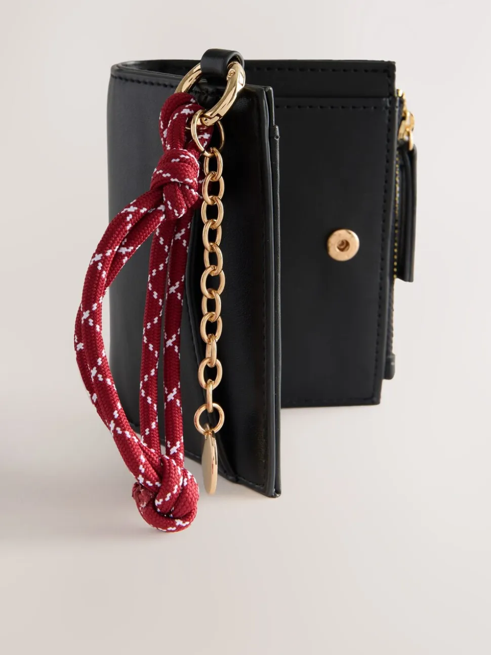 Black Charm Card Holder