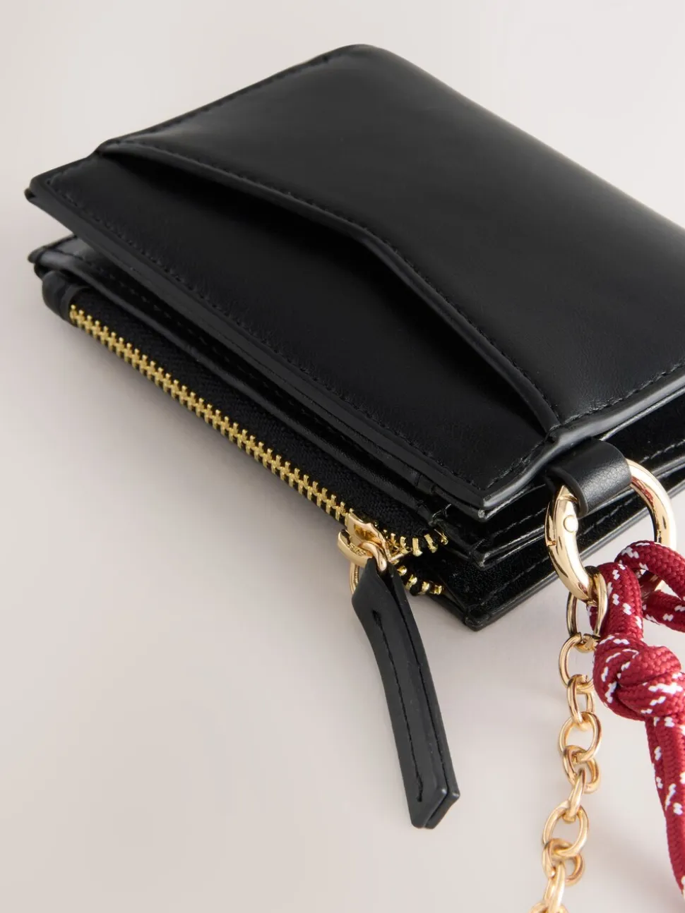 Black Charm Card Holder