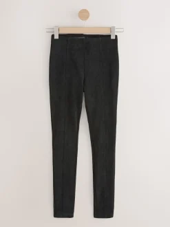 Black Cord Leggings