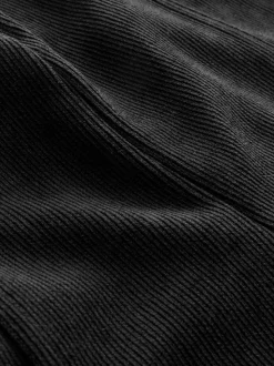 Black Cord Leggings