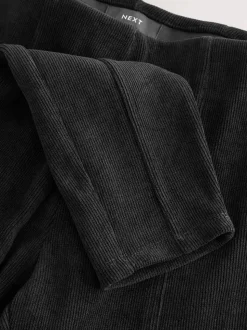 Black Cord Leggings
