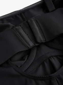 Black DD+ Minimising Bandeau Tummy Control Thigh Smoother