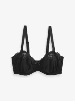Black DD+ Non Pad Strapless Bra