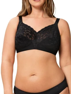 Black Delicate Doreen Non Wired Bra