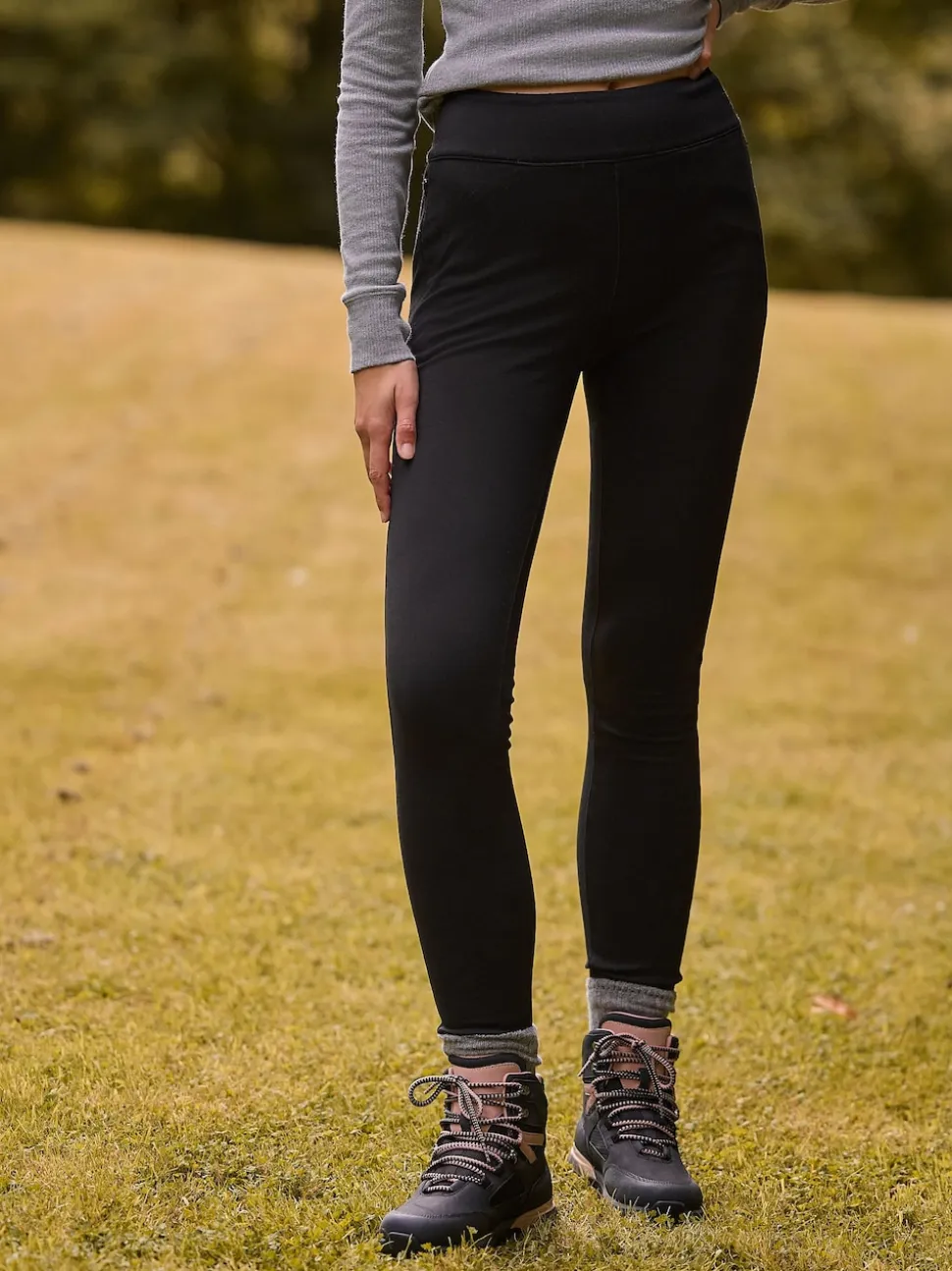 Black Elements Fleece Lined Leggings