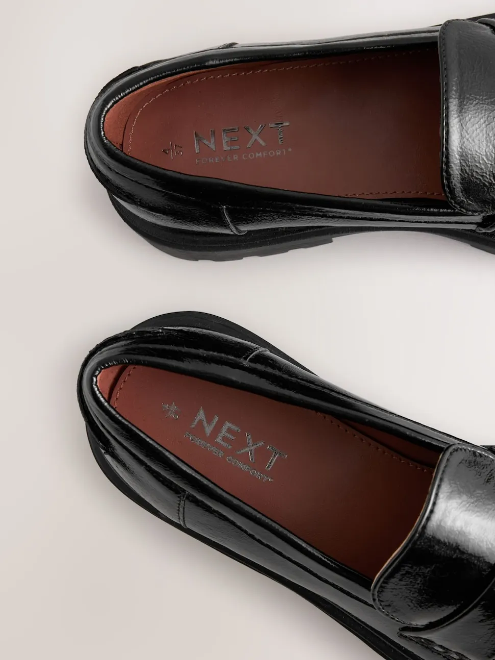 Black Extra Wide Fit Chunky Loafers
